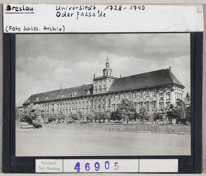 Vorschaubild Breslau (Wrocław): Universität, Oderfassade 